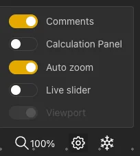Auto Zoom toggle