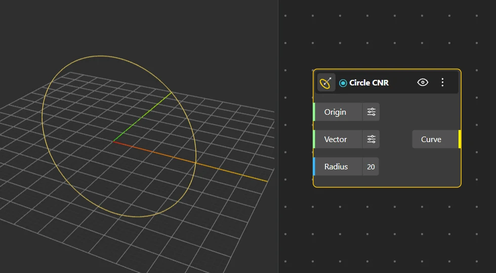 Circle CNR example