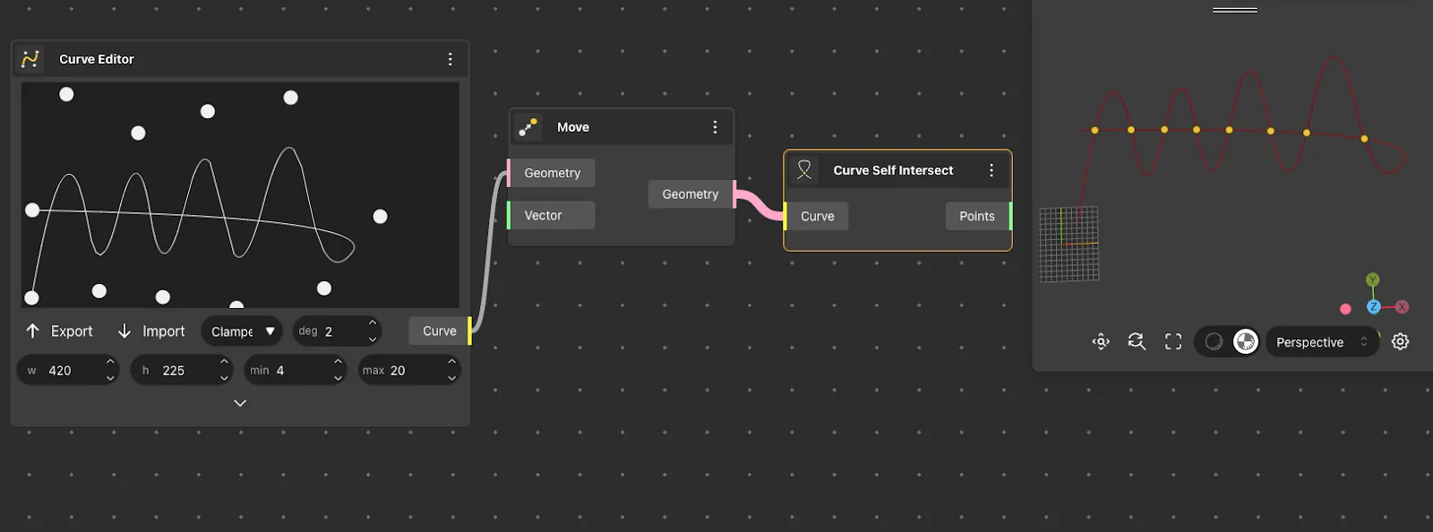 Curve Self Intersect Use