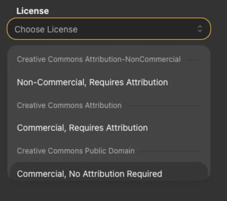 License options