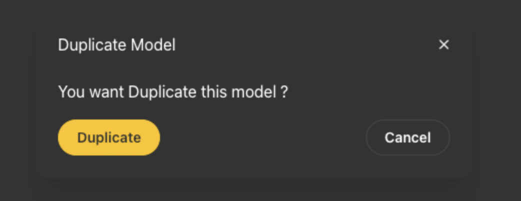 Model Duplicate