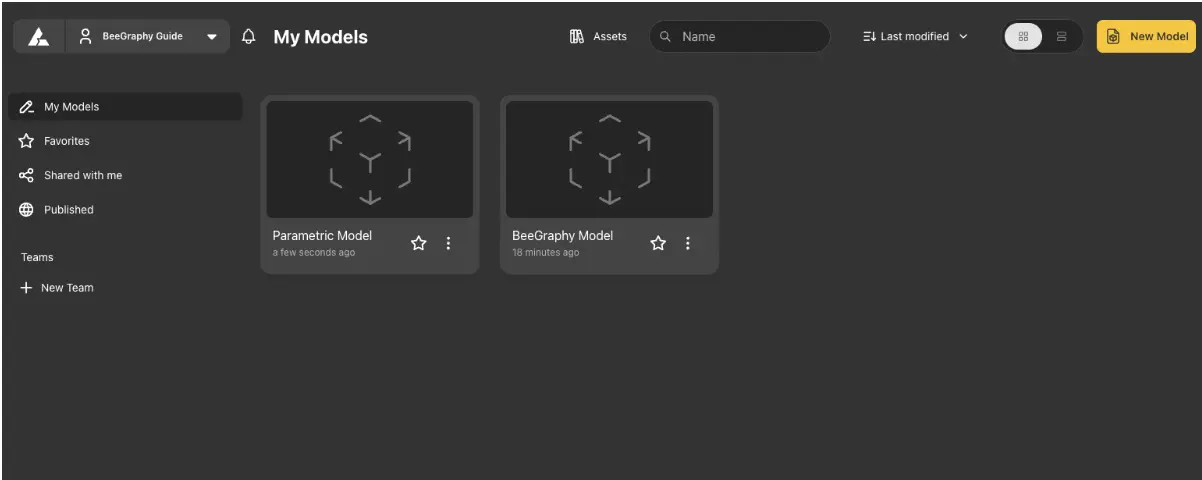 Model Grid View