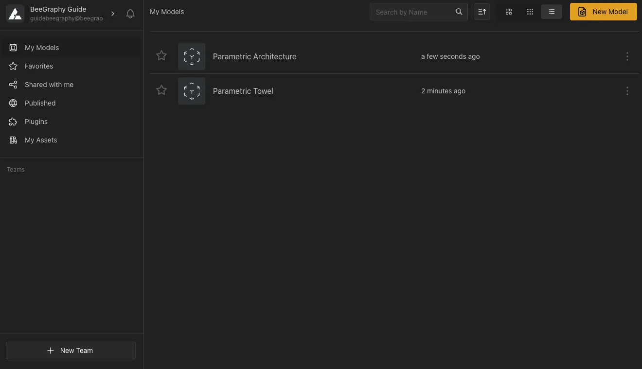List view