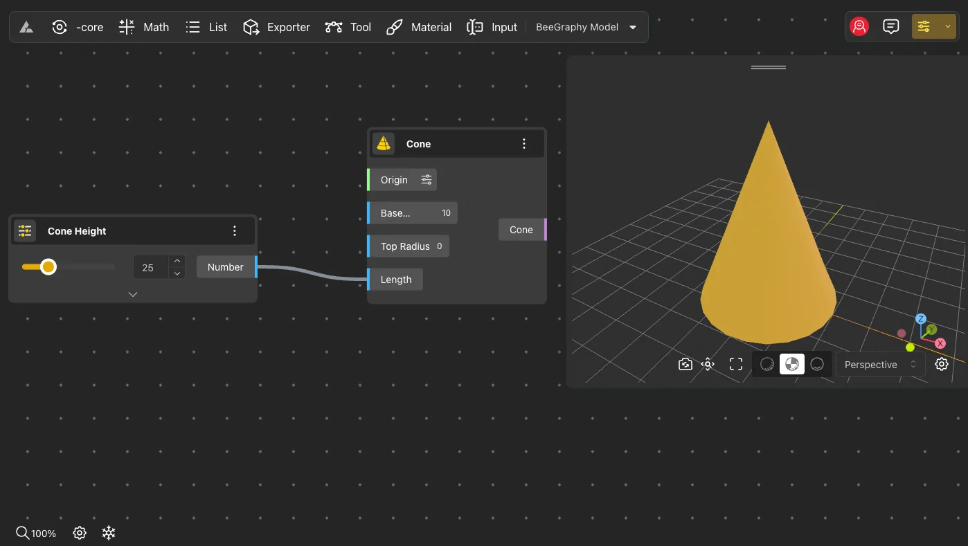 Selecting geometry from the viewport