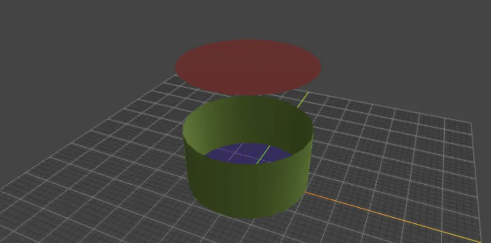 Inside view of a solid body