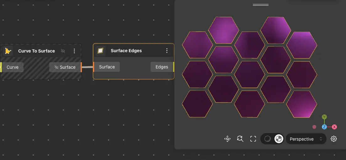 Surface Edges example