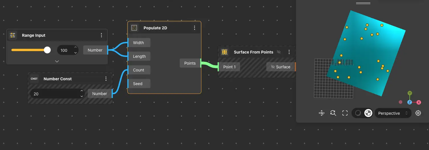 Surface From Points example