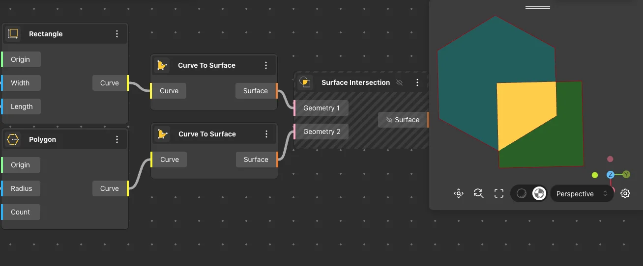 Surface Intersection Use