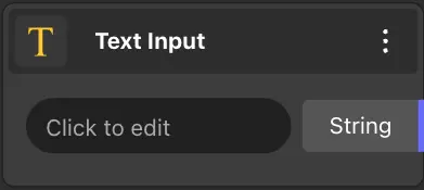 Text Input