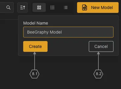 New Model dialog