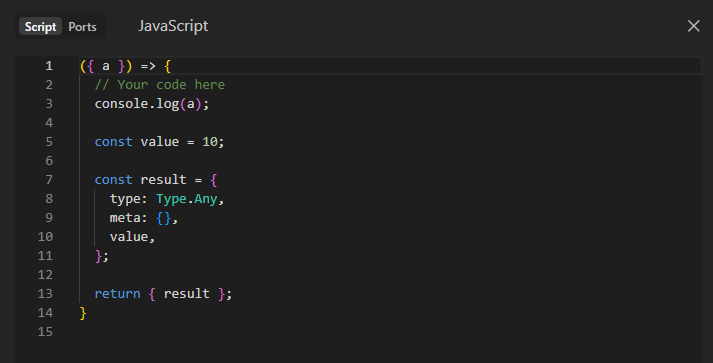 Custom node example 6
