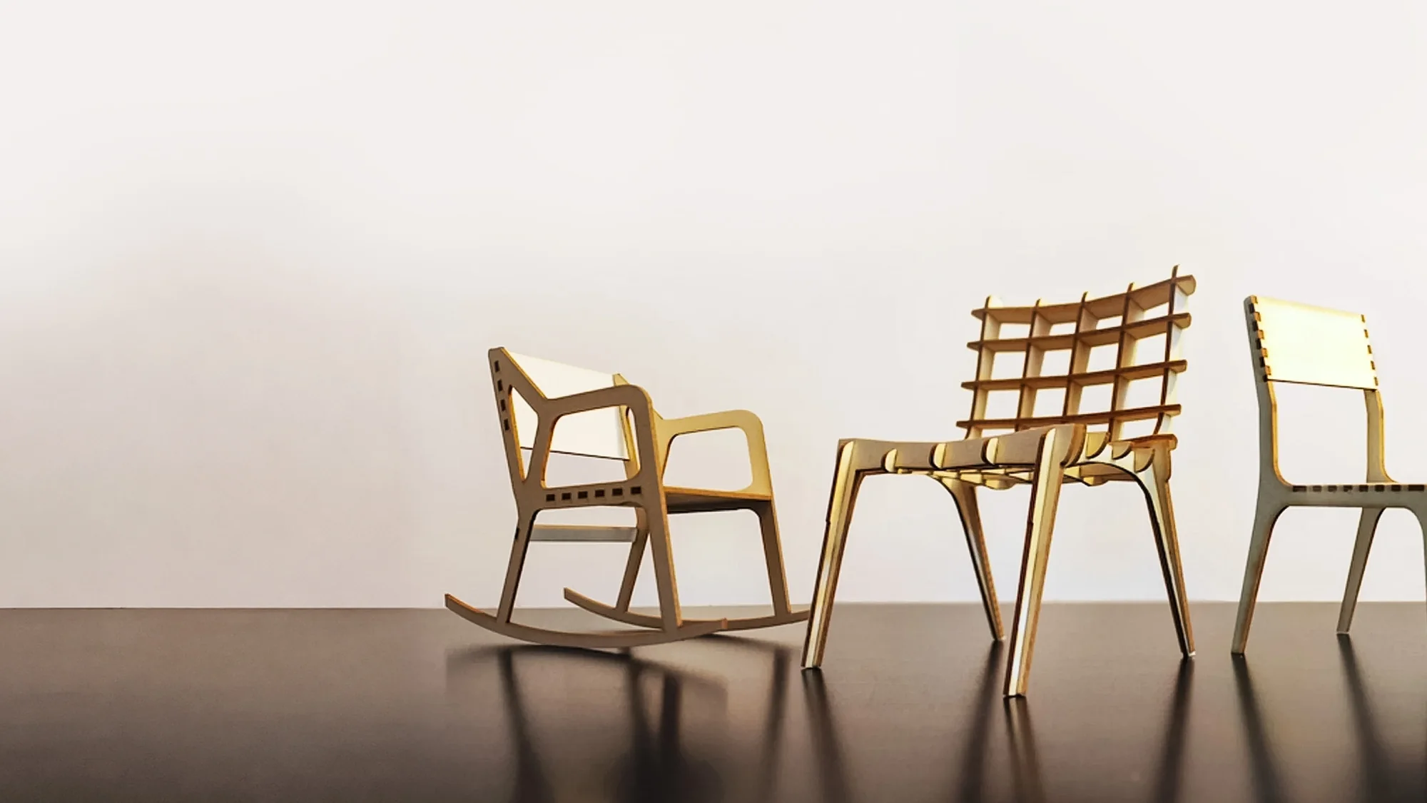 SketchChair - a 2D sketch turned into a CNC-cut plywood chair